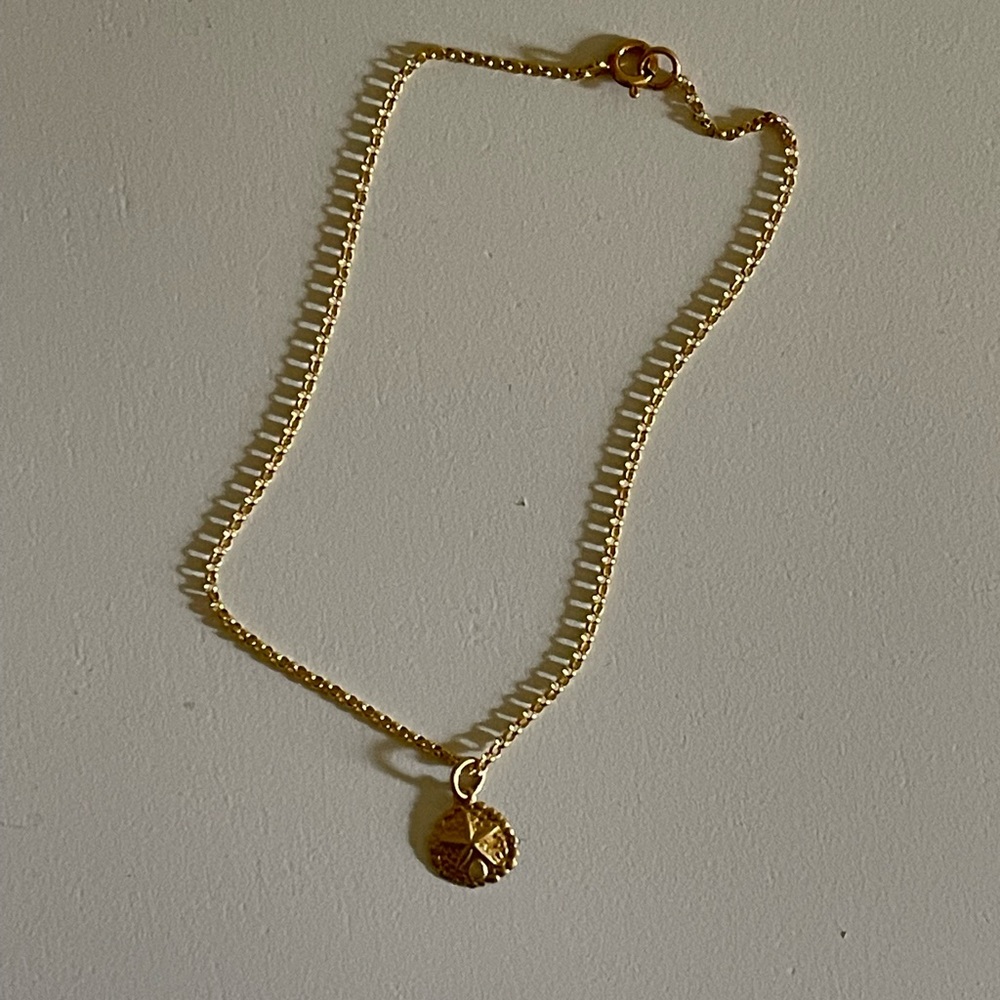 New JamesMichelle sand dollar anklet